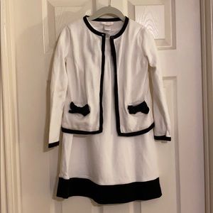 Janie and Jack Size 7 dress with Sweater